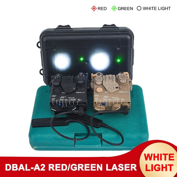 WADSN DBAL-A2 Red Green Dot Dual Beam Laser Sight Flashlight