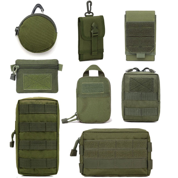 Tactical Bag Molle Waist Bag Mobile Phone Pouch Accessories Belt Fanny Pack Utility  EDC Pack