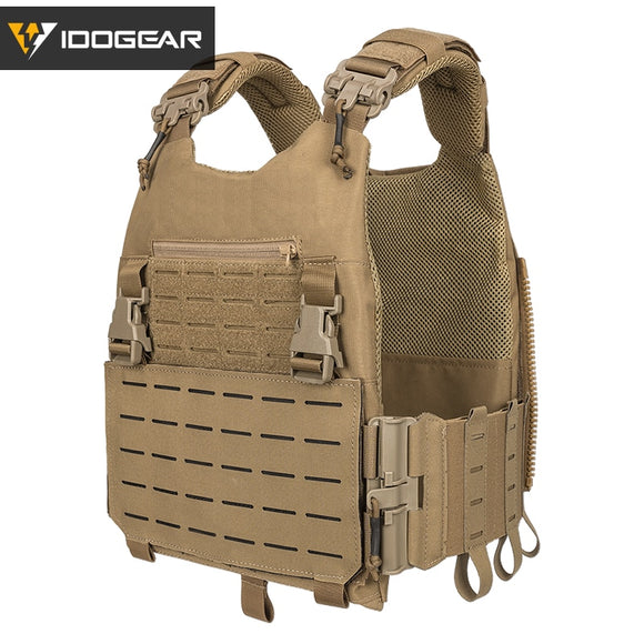 IDOGEAR LSR Tactical Vest Quick Release Buckle Plate 500D