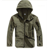 Tactical Fleece Jacket with Hoodie