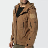 Tactical Fleece Jacket with Hoodie