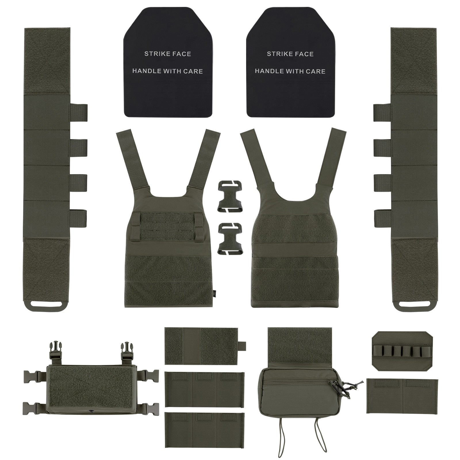 LV/119 type Plate Carrier - Ranger Green, Tactical equipment \ Tactical  vests