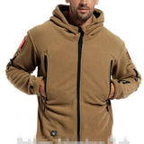 Tactical Fleece Jacket with Hoodie