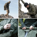 Tactical Windbreaker with Hoodie