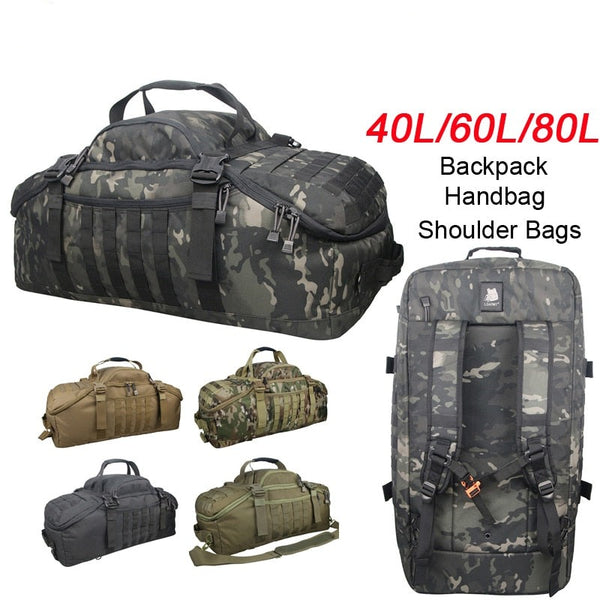 Tactical duffle 2025 bag backpack